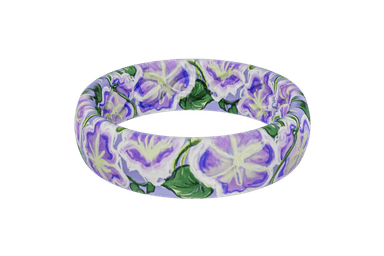 September Morning Glory Purple Thin Ring