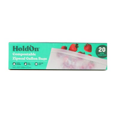 Compostable Gallon Bags -  Freezer Safe