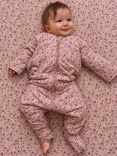 Long Sleeve Footie Sleep Sack - Hearts / 2.5 TOG