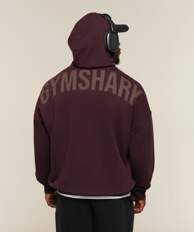 Gymshark Power Zip Up Hoodie - Cherry Purple