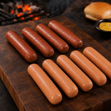 Halal Beef & Chicken Franks Hot Dogs | Ready To Cook |