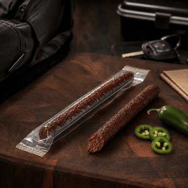 Jalapeño Halal Beef Stick – Spicy & Zabiha | High Protein Snack | No Fillers