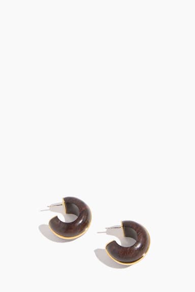 Halo Hoops in Acacia Wood