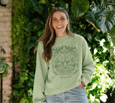 Plant Goddess Crew in Sage
