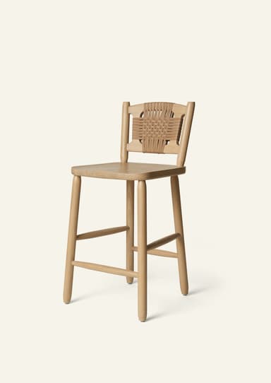 Sloane Counter Stool in White Oak