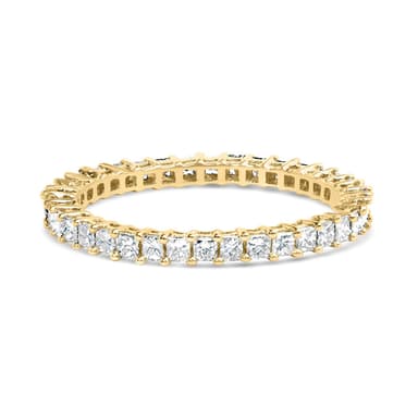 14K Gold 1.0 Cttw Princess Diamond Eternity Band Ring
