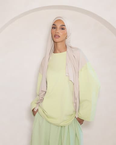 Mint Cotton Oversized Tee