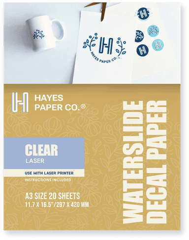 Clear Laser Waterslide Decal Paper
