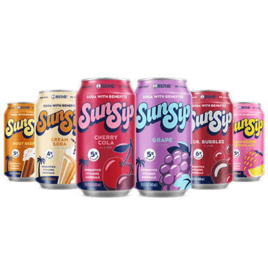 Soda Sampler Variety Pack - SunSip
