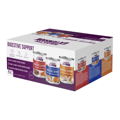 Digestive Support, Variety Pack -Chicken, Beef & Turkey