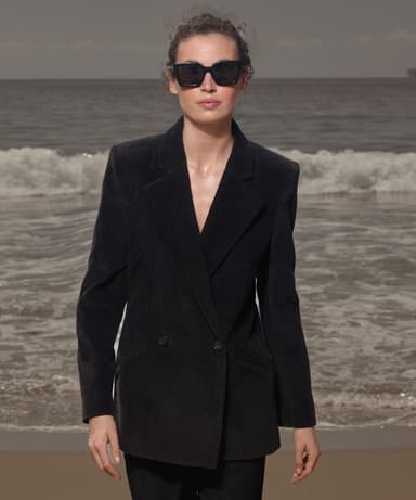 Mars Blazer - Noir Corduroy