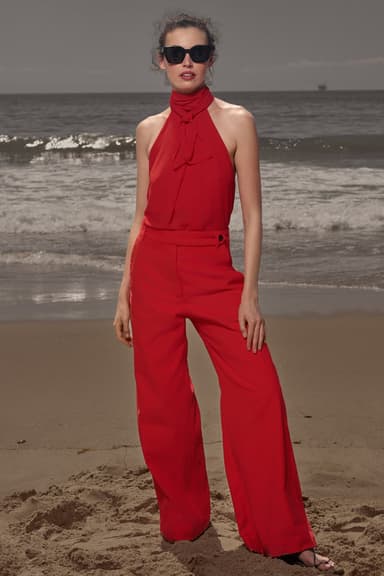 Alix Pant - Vermilion Corduroy
