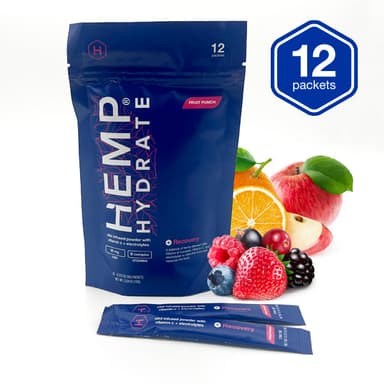Fruit Punch Flavored Electrolyte CBD Powder – Hydration + Recovery Boost v2