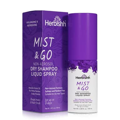 Mist & Go Dry Shampoo | Herbishh