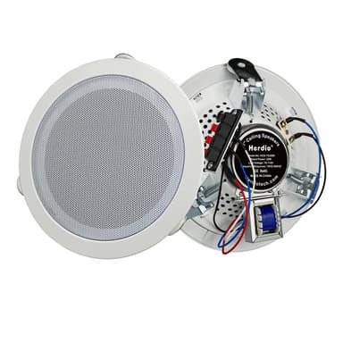 Herdio 8" 70V Commercial Ceiling Speakers | White 2-Pack
