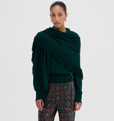 The Amelia Sweater - Pine Green