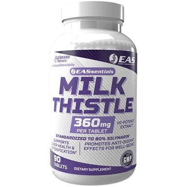 EAS Essentials Milk Thistle 360mg | Liver Health & Antioxidant Support | 90 Tablets