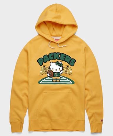 Hello Kitty x Green Bay Packers Football Hoodie
