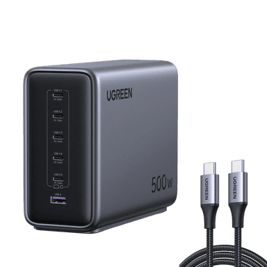 UGREEN 500W Desktop Charger + 240W USB-C Cable
