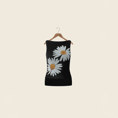DAISY MESH TOP