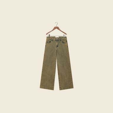 SANDBLAST WIDE LEG DENIM
