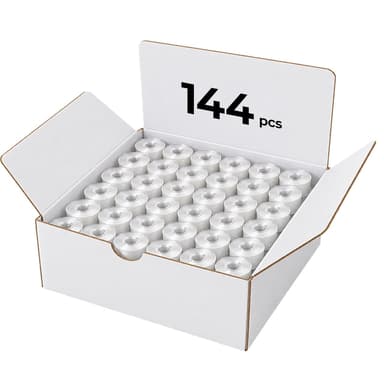 【Pre-Order】HTVRONT Pre-Wound Bobbins 144 pcs - Compatible with the HTVRONT E15 Embroidery Machine, Shipping Starts Oct 8