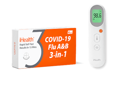 3-in-1 (4 Tests) and PT9S No-Touch Thermometer Bundle