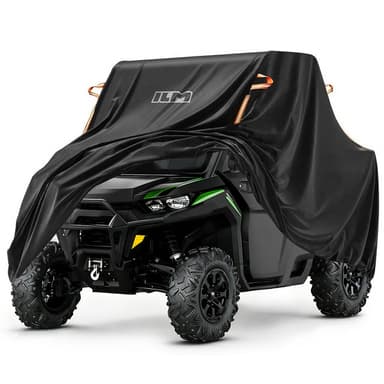 ILM UTV Cover Waterproof Windproof All-Weather Protection Compatible with Can Am Polaris Rhino Kawasaki Hisun 2-3 Seaters Model MC04