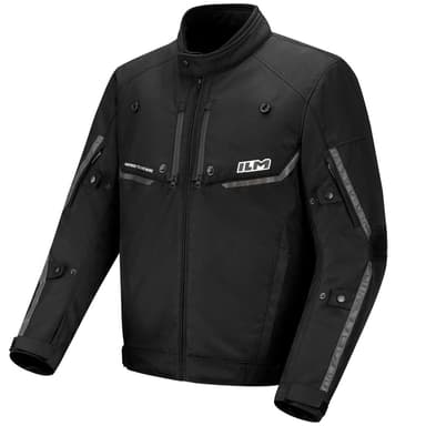 ILM Motorcycle Riding Jacket with CE Armor and Detachable Waterproof Thermal Liner Dual Sport Model JF2