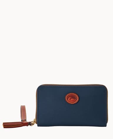 Nylon Zip Around Wristlet