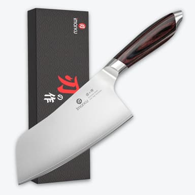 Meat Cleaver Knife 6.3 Inch High Carbon Stainless Steel Butcher Knife