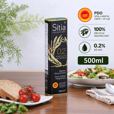 Dầu Ô liu nguyên chất cao cấp Sitia