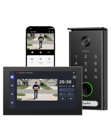 VDP7 Visiophone connecté 5MP 3K 2,4/5 GHz avec support NFC smartphone