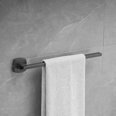 Punch/No Punch Stainless Steel Swivel Towel Bar Rotating Towel Holder