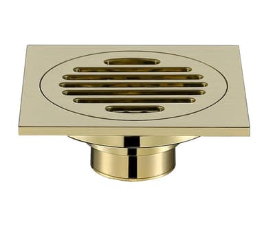 Brass Floor Drain Anti-Odor Shower Drain with Waste Strainer Bathroom