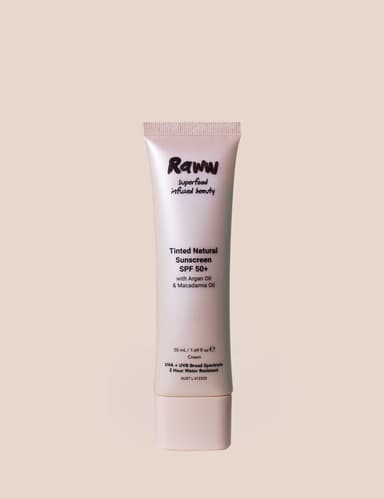 Raww Cosmetics Tinted Natural Sunscreen SPF 50+