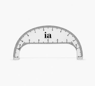 Brow Mapping Protractor Ruler