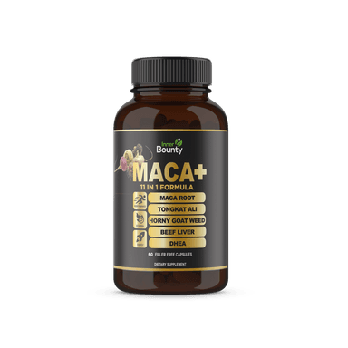 11-in-1 Organic Maca Root Performance Formula with Organic Red Beet Root, Beef Liver, and More - 60 Filler Free Capsules