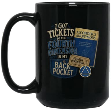 Recovery Mug | Inspiring Sobriety |  Tickets to the 4th Dimension