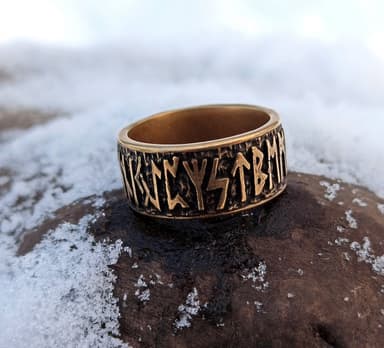 Bague Viking Vieux Futhark