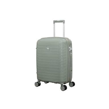Continuous Hardside Carry-On Suitcase, 8 Wheel Expandable Spinner (Seagrass)