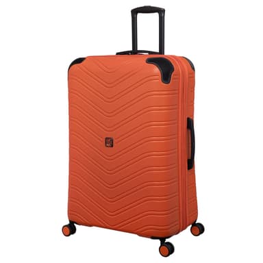 BRITBAG Drayton 32" Hardside Checked 8 Wheel Expandable Spinner (Burnt Orange)