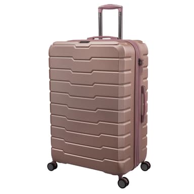 CLOSEOUT - Prosperous 32" Hardside Checked 8 Wheel Expandable Spinner (Cameo Blush)