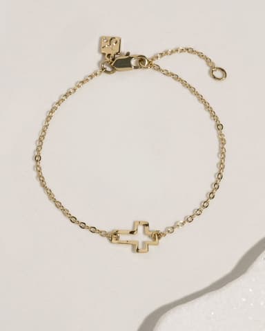 Itty Bitty Cross Bracelet
