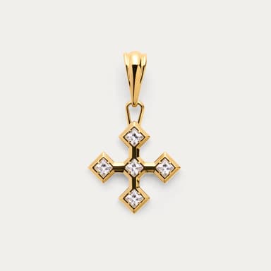 GOLD SISTINE PENDANT