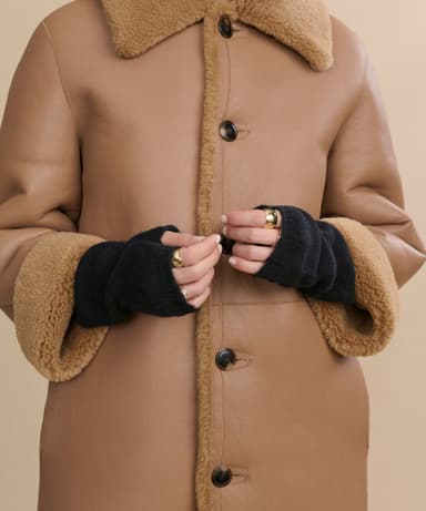 Fingerless Cashmere Gloves