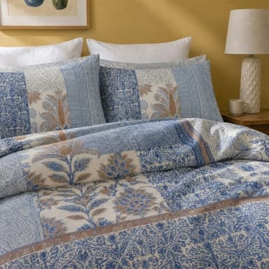 The Mediterranean Patchwork Duvet Cover Set