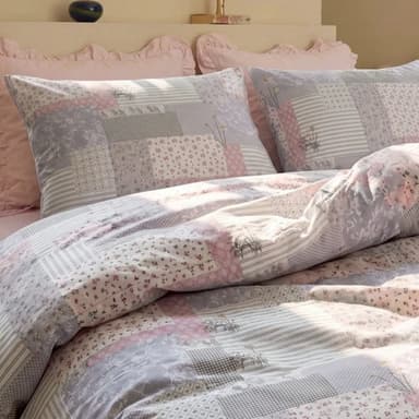 Wildflower Patchwork Duvet Cover Set