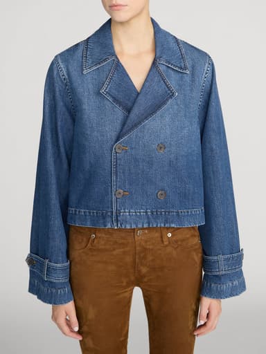 Frame - The Denim Uniform Trench - Girlfriend