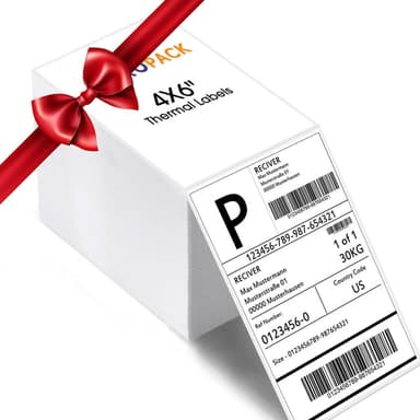 4x6 Direct Thermal Shipping Labels Paper White 200 pack